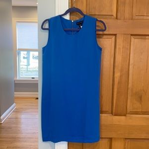 Adrienne Vittadini Size 4 Blue Sheath Dress